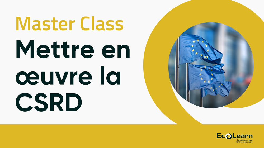 Formation MCCSRD - Master Class Mettre en Œuvre la CSRD