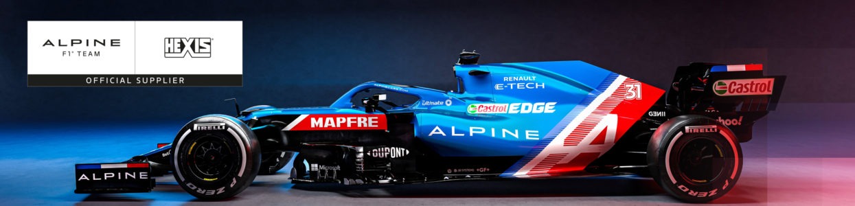 Adhésifs : HEXIS signe la prolongation de son partenariat avec Alpine F1 Team