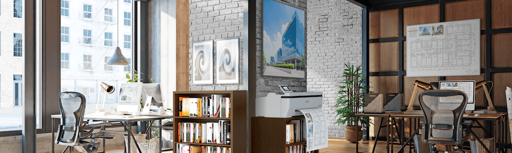 Epson trace sa route dans le dessin technique et l’affichage