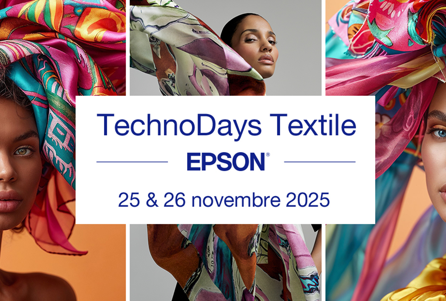 Rendez-vous aux TechnoDays Textile Epson - 25 et 26 novembre 2025
