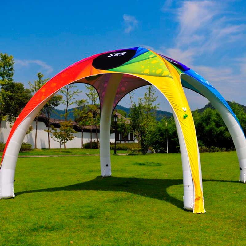 PERSONALIZACIÓN DE CARPAS HINCHABLES CON DISTINTAS TÉCNICAS DE IMPRESIÓN
