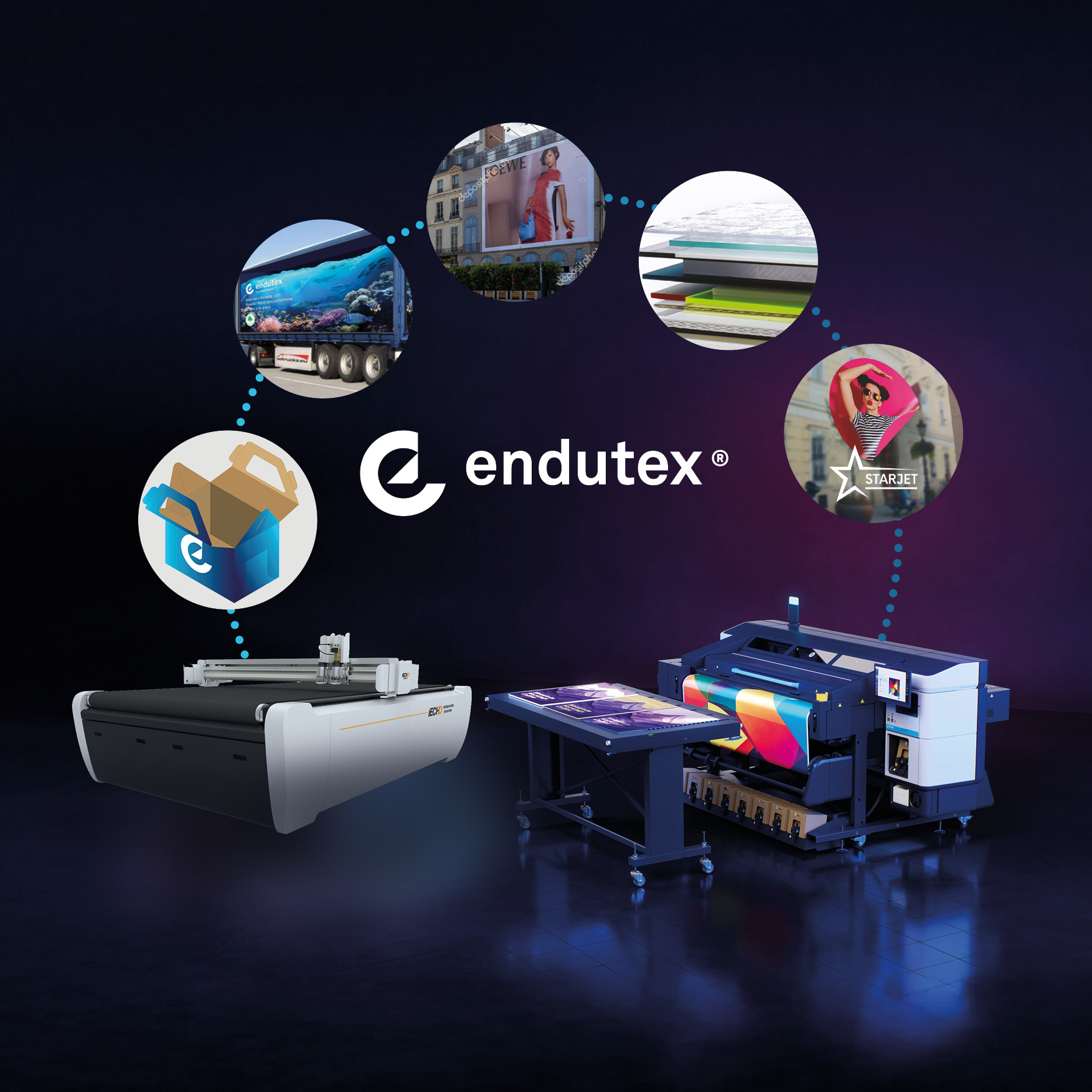 Endutex: tecnología y creatividad en C!Print Madrid 2026