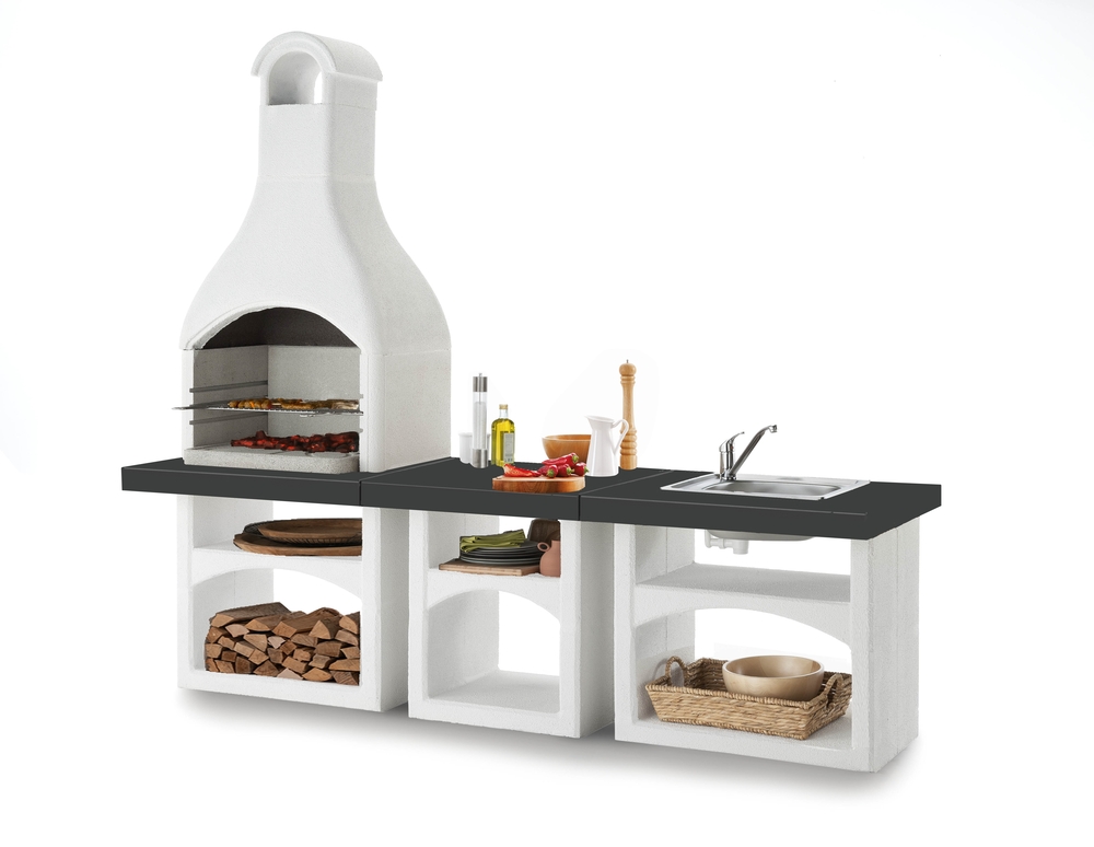 Cuisine d'exterieure Brioni complète