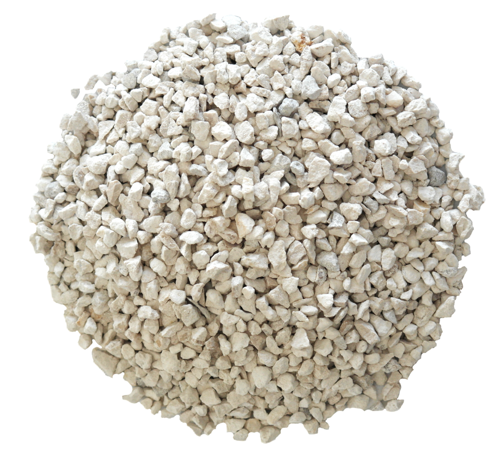 Gravillon blanc calcaire 4/6 5L