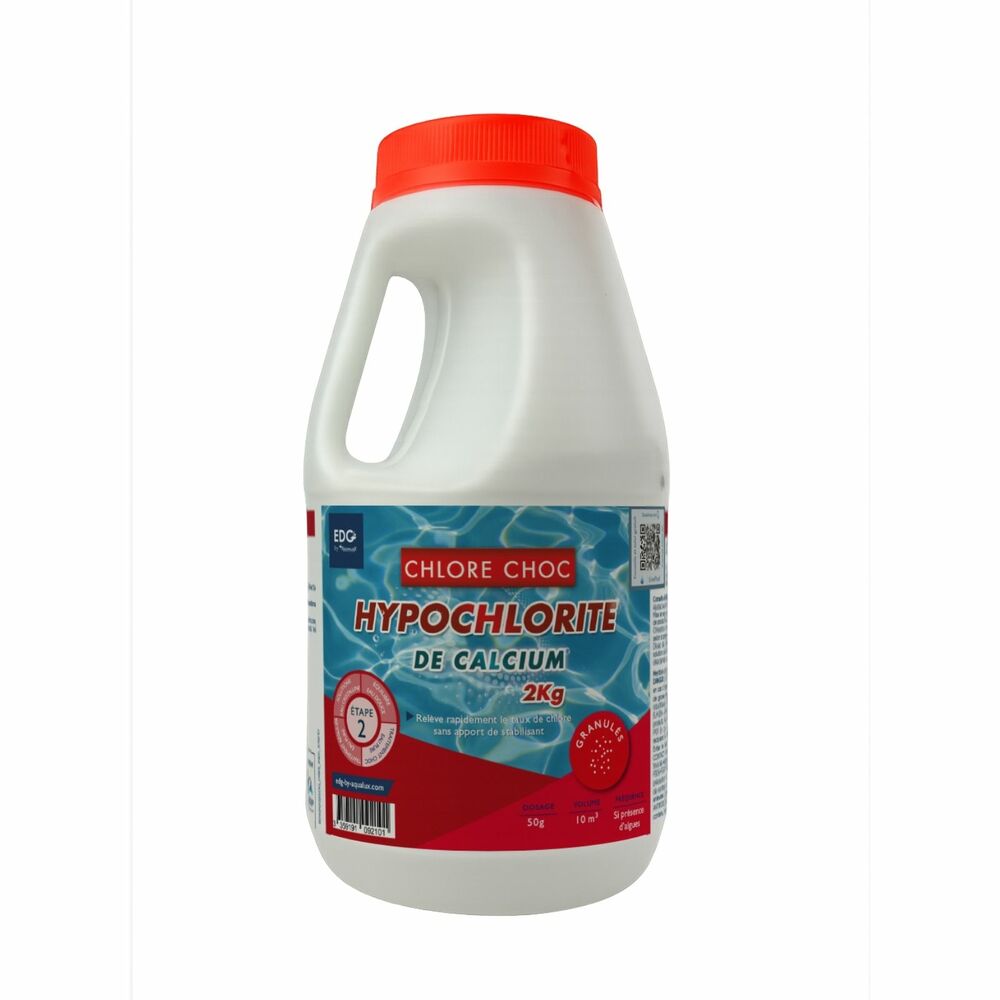 Gamme Hypochlorite de calcium - rattrapage des eaux vertes