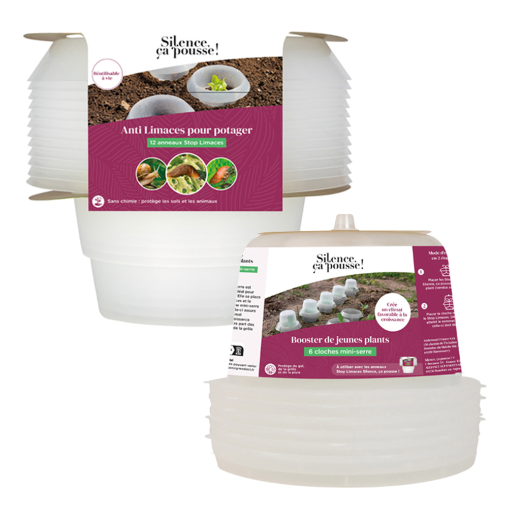 Anneau Stop Limaces et sa cloche mini-serre