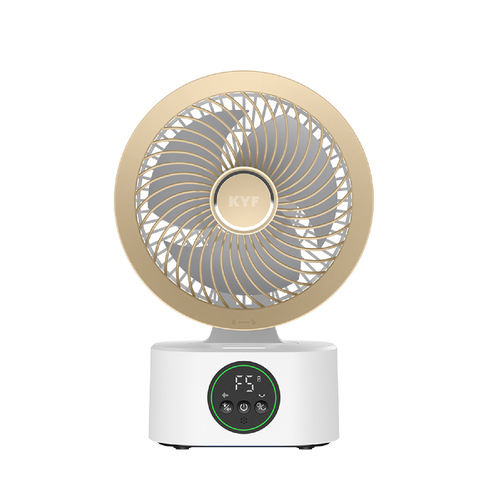 Ventilateur Intelligent Portable Ultra silencieux – Rechargeable – Contrôle vocal – Double éclairage nocturne – Aromathérapie intégrée