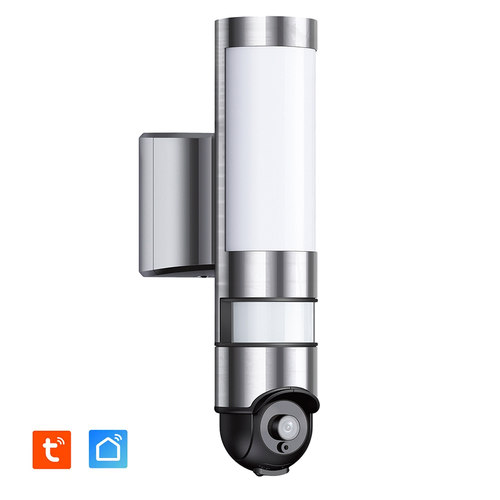 Caméra Extérieure Motorisée 220V avec Éclairage LED 1600LM