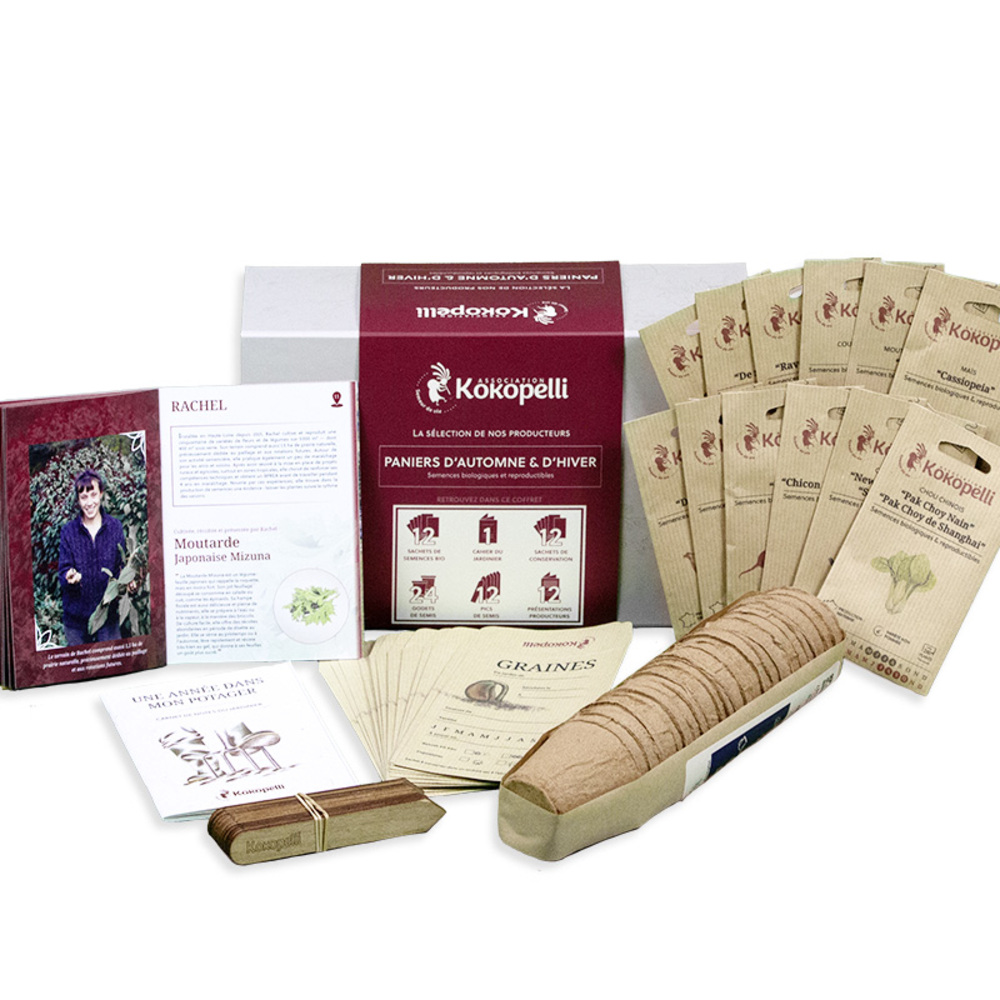 Coffret de graines – La sélection des Producteurs, Paniers d’automne & d’hiver