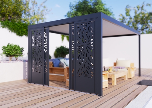paroi coulissante deco pergola S