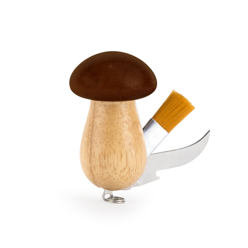 Porte Cles Champignon en bois