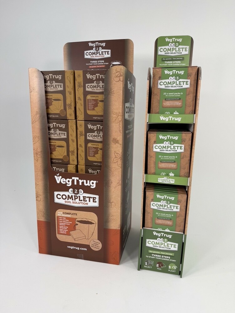 VegTrug : solution complète : carré potager, terreau et semences pour une culture réussie