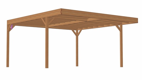 CARPORT BOIS DOUGLAS
