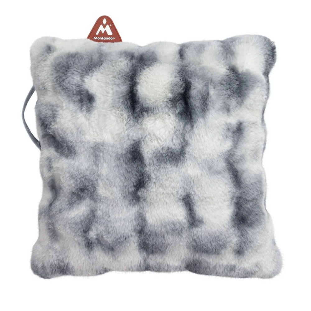 Montandor® Coussin chauffant - Fourrure Loup Arctique - Insert chauffant Montandor® inclus