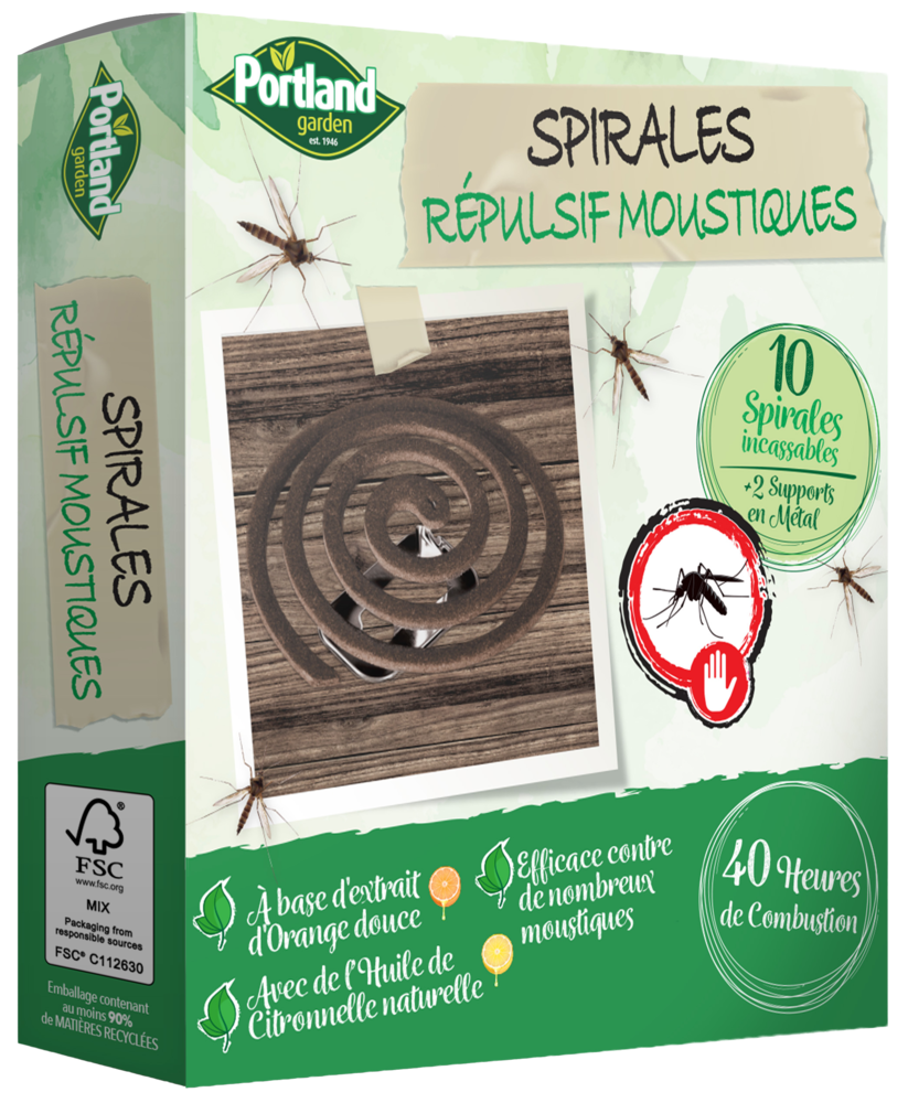 SPIRALES ANTI-MOUSTIQUES
