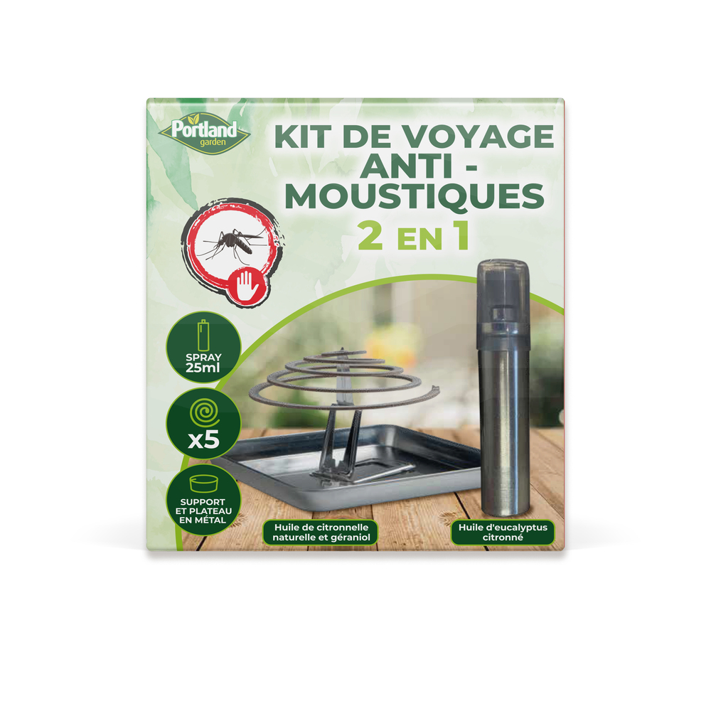 KIT DE VOYAGE 2 en 1 ANTI-MOUSTIQUE