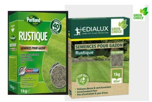SEMENCES DE GAZON ENROBÉES RUSTIQUE