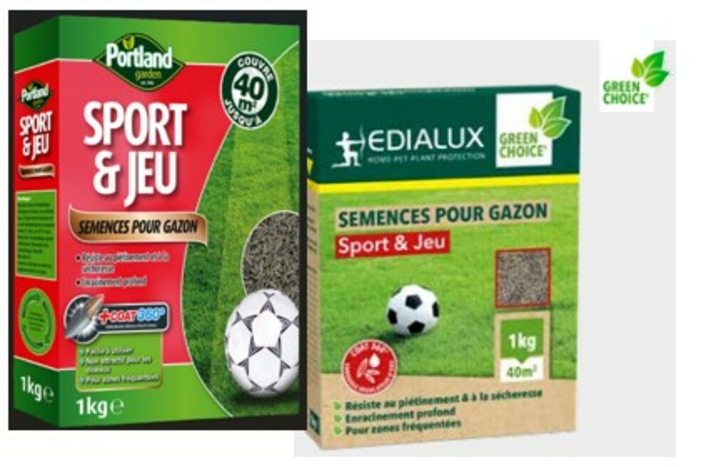 SEMENCES DE GAZON ENROBÉES SPORT & JEU
