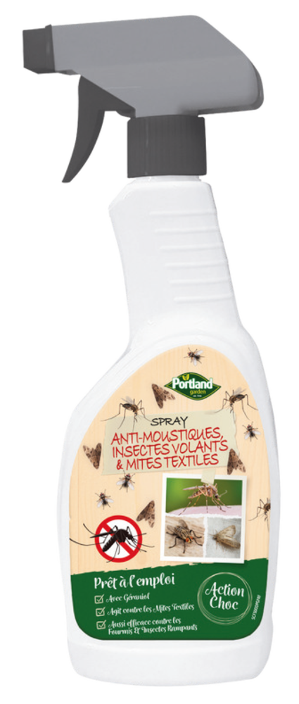 SPRAY ANTI-MOUSTIQUES, INSECTES VOLANTS & MITES TEXTILES