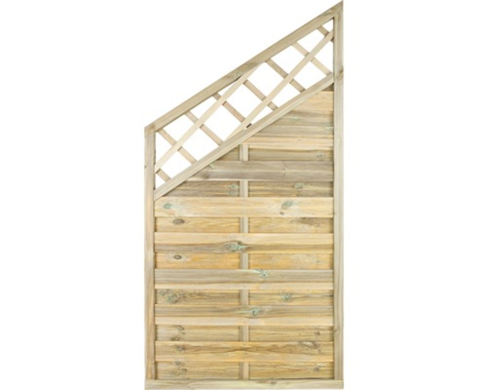 Panneau droit avec treillis 90x180/120x4,2 cm 