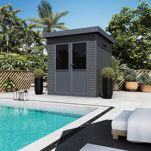 BARAC - Abri de jardin en bois composite Onyx 22 4m²