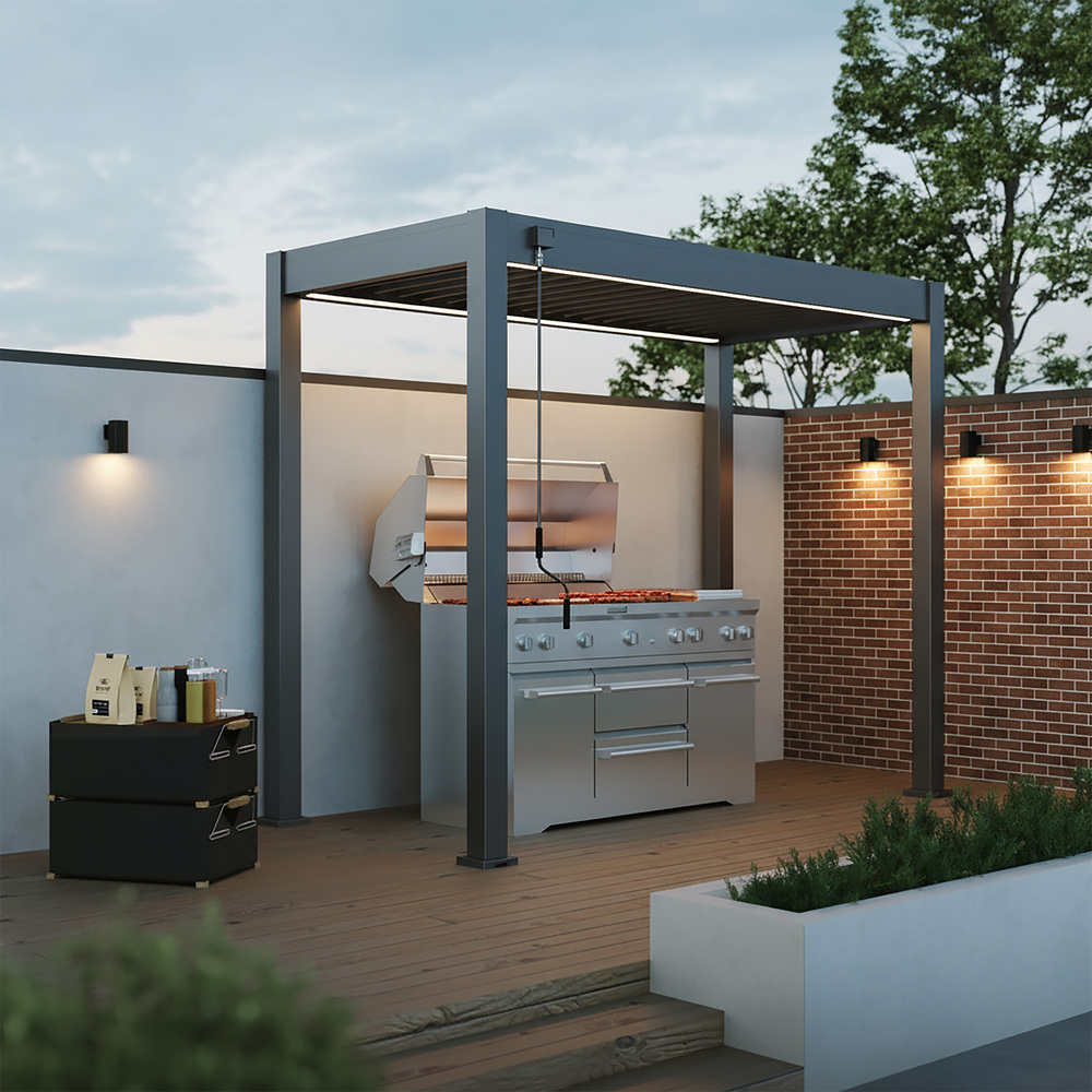 Pergola Bioclimatique BBQ - 3 x 1,5M