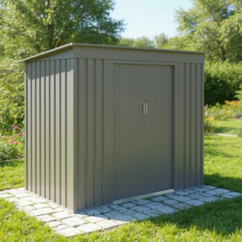 Abri de jardin en métal – MJ monopente - 2,4 m² - Anthracite