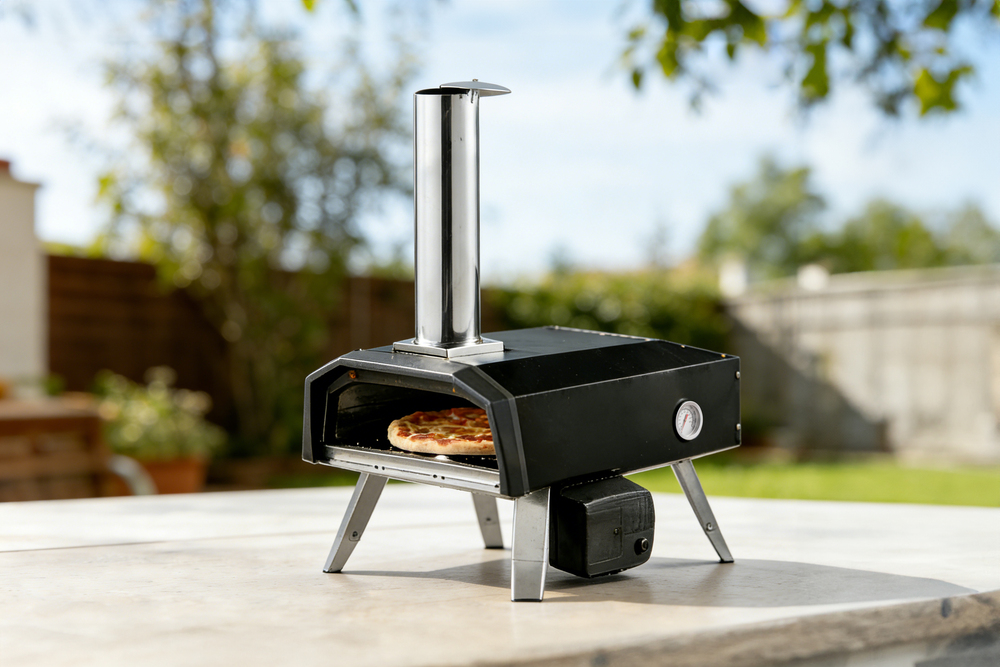 Four à pizza gaz et pellets