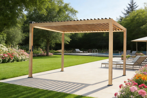 Pergola full aluminum 3x4m