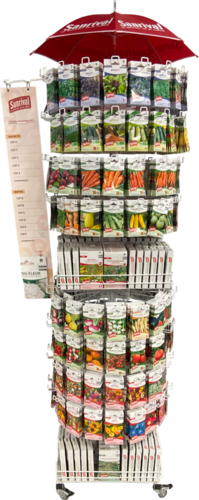Présentoir "Parasol" de semences