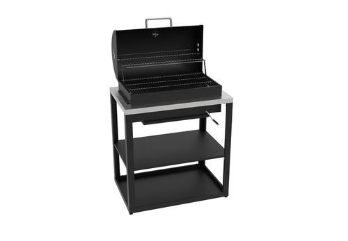 Cuisine d'extérieure, unité de Barbacue Milano avec étagères