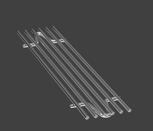 GRILLE EN ACIER INOX HEAT C  ÉTROIT