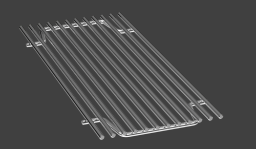 GRILLE EN ACIER INOX HEAT C LARGE