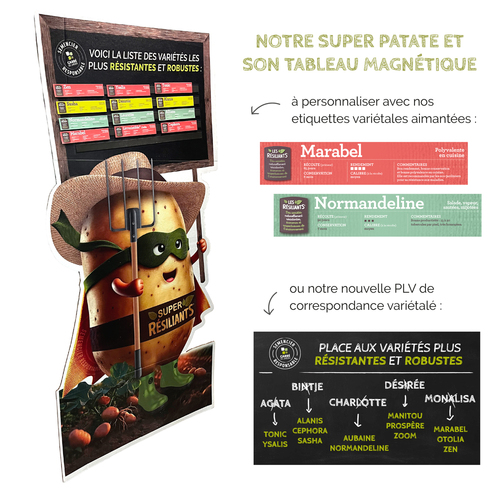 SUPER RESILIANTS - Plv pédagogique pour variétés de pommes de terre résistantes