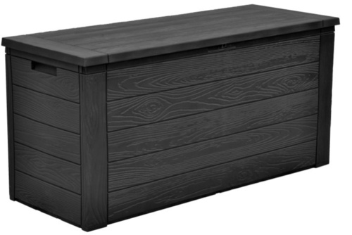 Malle de rangement 300 litres aspect bois