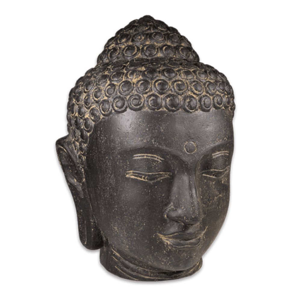 Tête bouddha béton