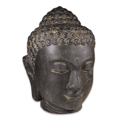 Tête bouddha béton