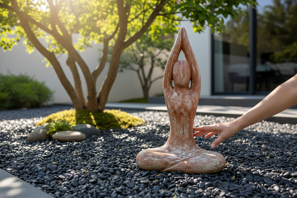 Statue Yoga Sukhasana - DecoIndo