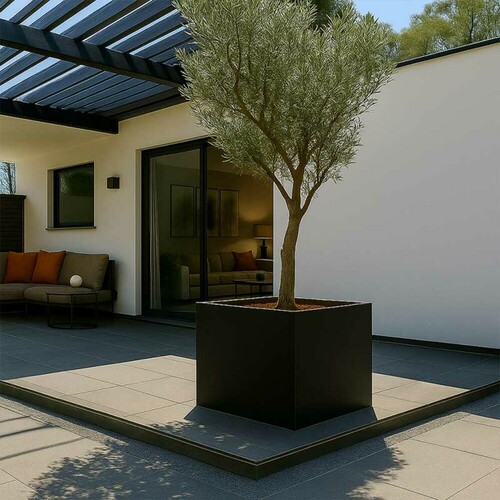 Multi-Edge FLORA jardinière noir