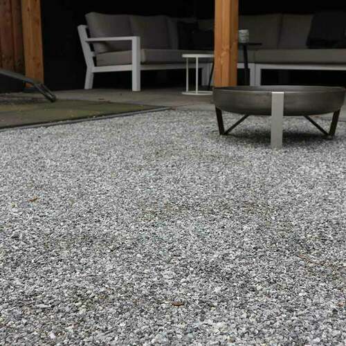 Dolomite gris-argent concassé