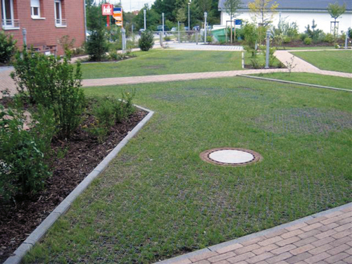 Dalles à engazonner ACO Grass - stabilisation de surfaces en herbe naturelle