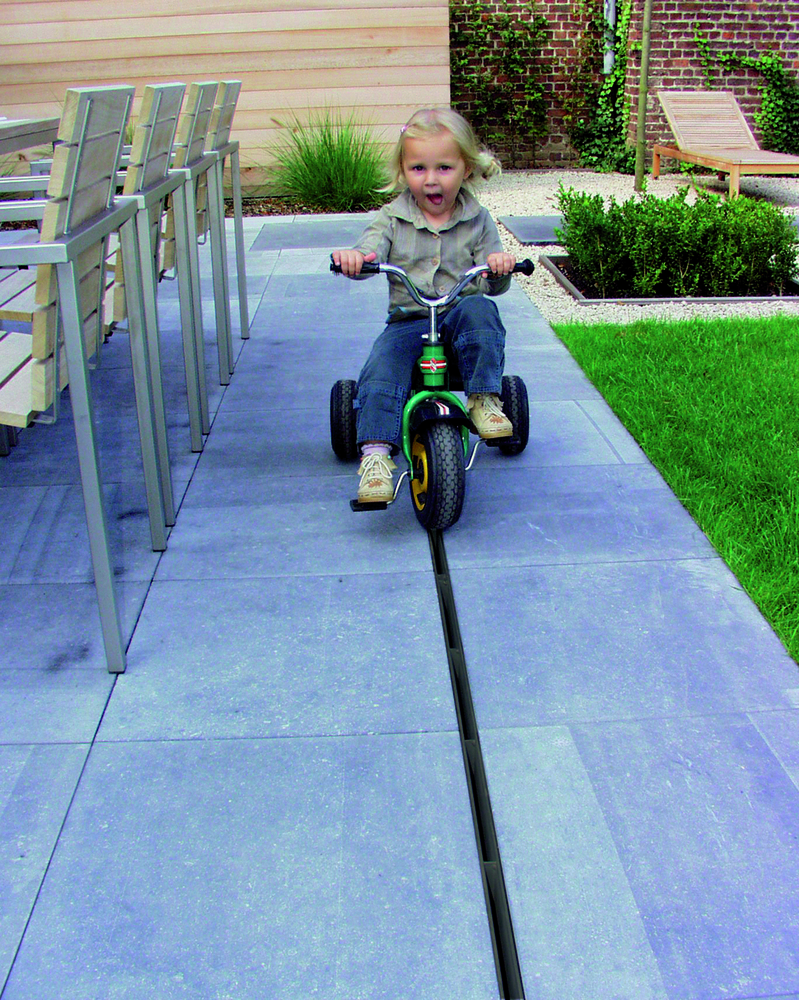 ACO Hexaline Caniveaux de drainage linéaires en Polypropylène pour jardins et terrasses