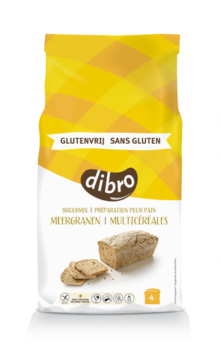 Farine sans-gluten Dibro pour pain multicéréales 2kg