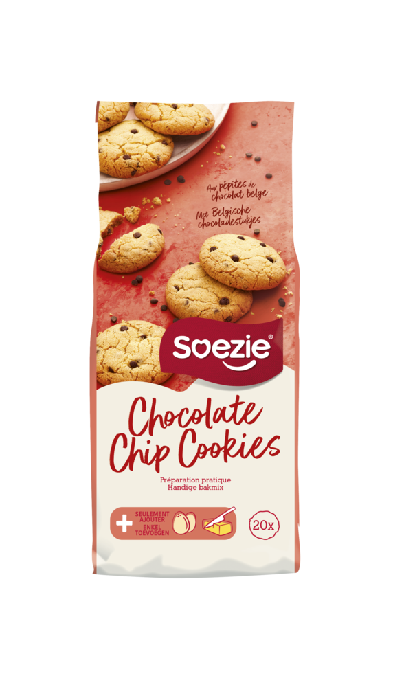 Préparation pour cookies aux pépites de chocolat Belge 400gr