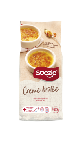 Préparation pour crème brûlée