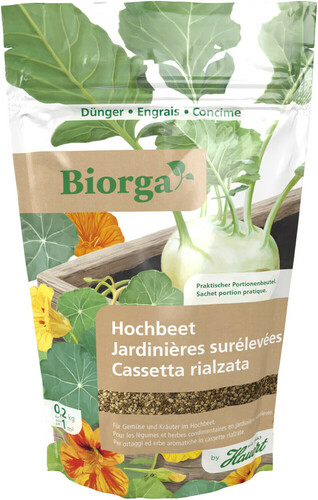 Biorga Engrais pour jardinières surélevées