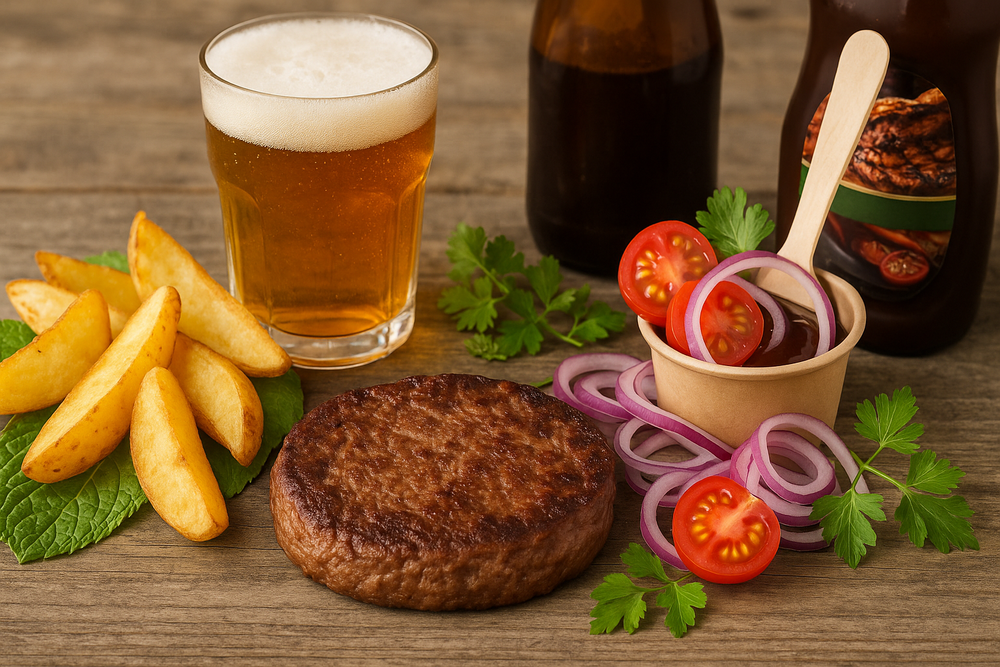 Galette Blé et pois cuite surgelée 100g
