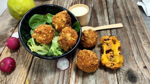 Bouchée panée avocat, haricot rouge, cheddar 17-21g cuite surgelée