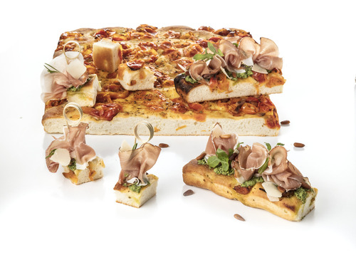 Focaccia tomate cerise 30x40mm (1KGx5) - 299621