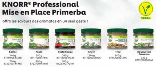 Knorr Mise en place Primerba Thaï 340g - code 55438